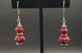 Crimson Stardust Earrings