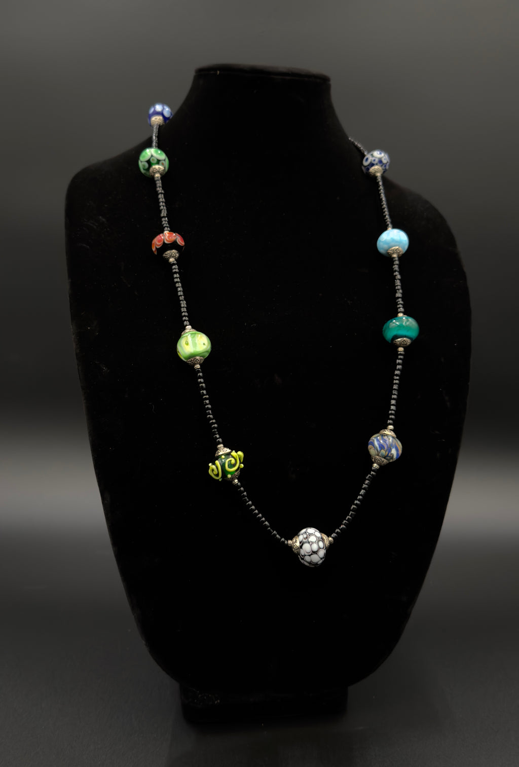 Prismatic Night Necklace