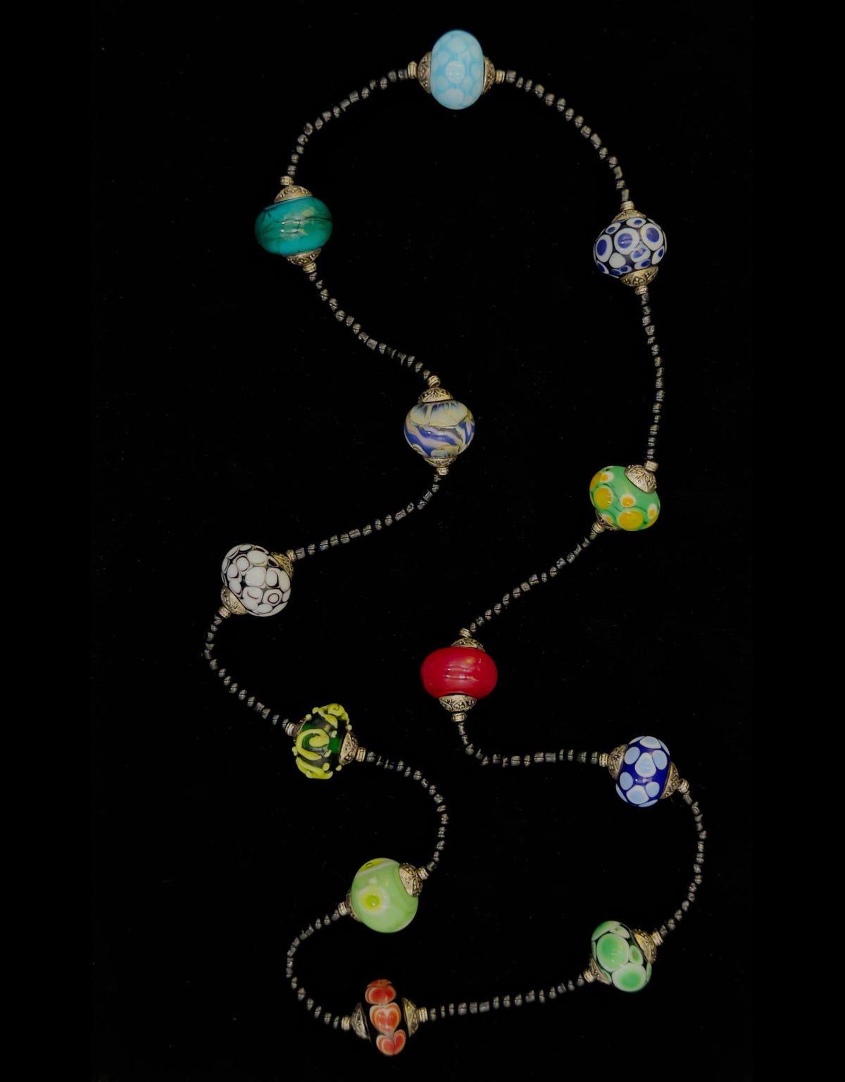 Prismatic Night Necklace